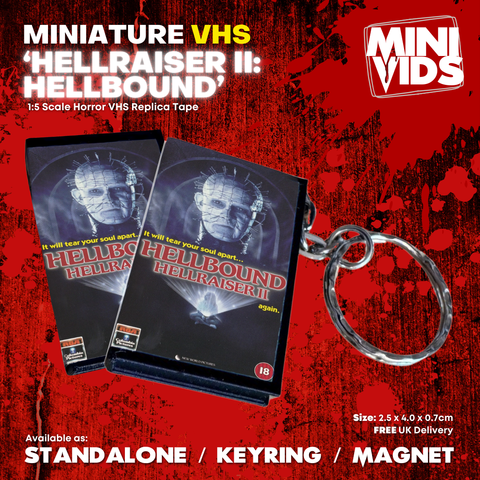 Hellraiser II: Hellbound 'MiniVids' Miniature Horror VHS