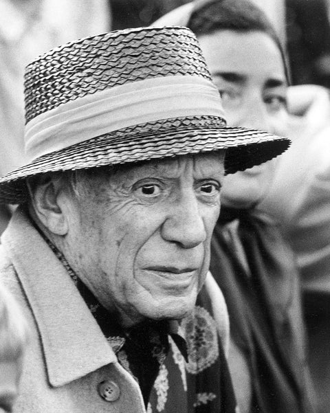 Hubertus Hierl (1940) - Pablo Picasso während eines Stierkampfes in Fréjus