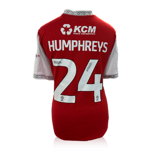 Cameron Humphreys Match-Issue Rotherham United Shirt