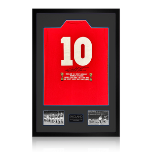 Geoff Hurst Signed England '66 Shirt Premium Frame