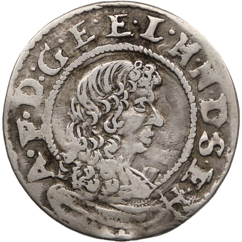 1678 1⁄16 Thaler August Frederick Bishopric of Lübeck Coin