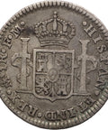 1775 Mo FM 1 Real Mexico Coin Carlos III Silver