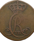 1787 1 Sechsling Duchies of Schleswig and Holstein Christian VII Coin