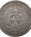 1892 2½ Shillings South Africa Coin Paul Kruger