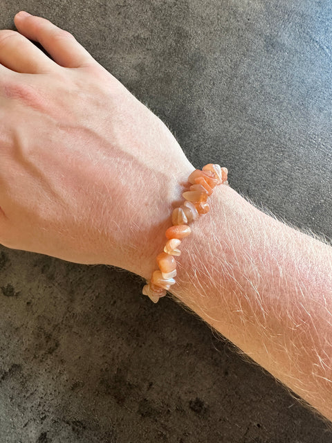 Sonnenstein - Edelstein-Splitterarmband