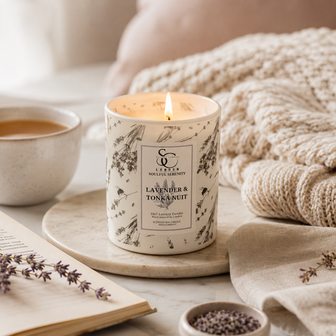 Lavender & Tonka – Luxury Soy Candle (30cl)