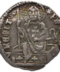 1343-1354 ½ Grosso Andrea Dandolo Venice Coin Silver