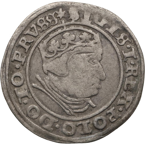 1540 Groschen Sigismund I Stary Kingdom of Poland Gdańsk Coin