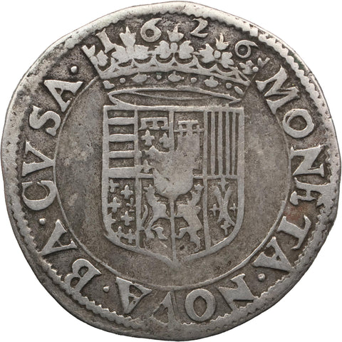 1626 Teston Duchy of Lorraine Francis II Badonviller Mint France Coin 