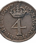 1706 4 Pence Anne Coin Maundy Coinage UK