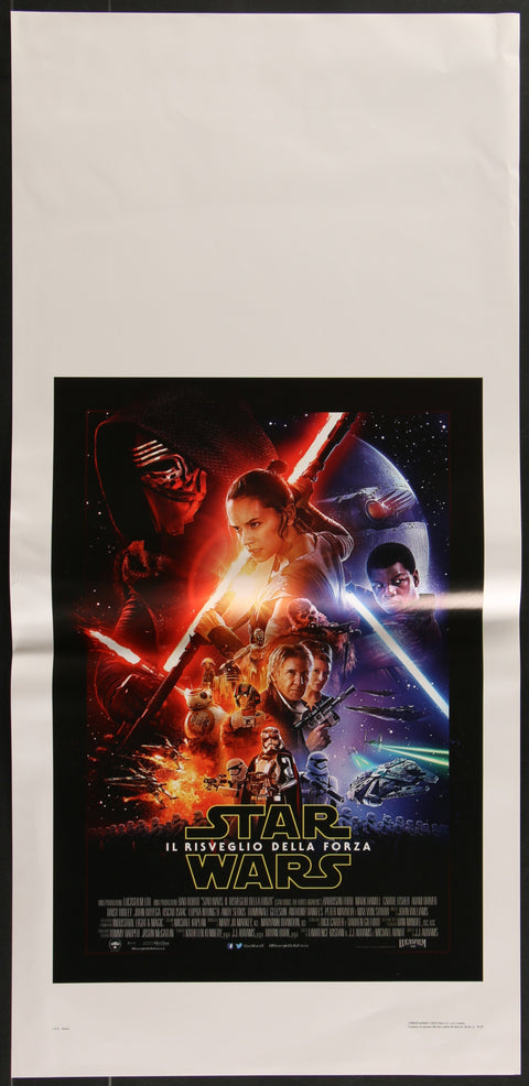 Star Wars : Le Réveil de la Force (2015) Affiche de film originale italienne