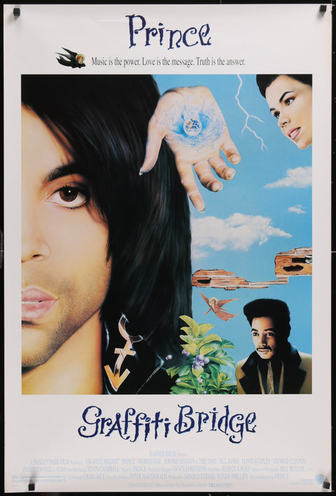 Graffiti Bridge (1990) Affiche de film originale américaine (One Sheet)