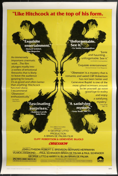Obsession (1976) Original US One Sheet Movie Poster