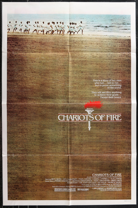 Affiche de film originale américaine (One Sheet) de Chariots of Fire (1981)
