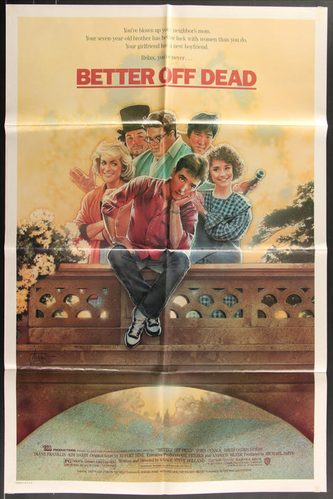 Affiche de film originale américaine (One Sheet) du film Better Off Dead (1985)