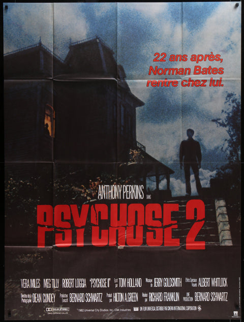 Psycho 2 (1983) Original French One Panel Movie Poster