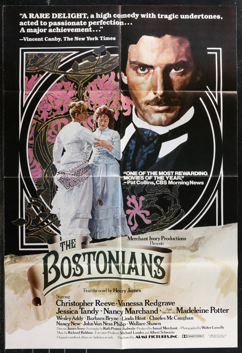 Affiche de film originale américaine (One Sheet) du film The Bostonians (1984)