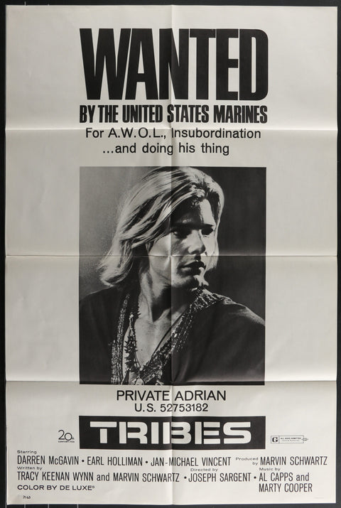Tribes (1971) Original US-Filmplakat (One Sheet)