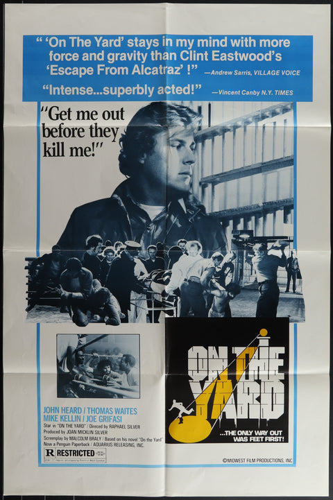 On The Yard (1978) Affiche de film originale américaine (One Sheet)