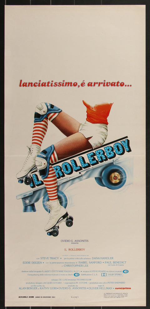 Desperate Moves (1980) Affiche de film italienne originale