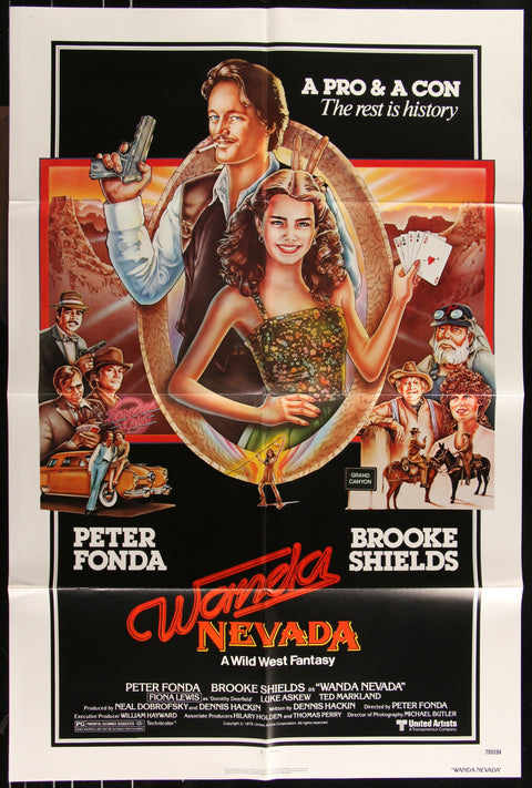 Affiche de film originale américaine (One Sheet) de Wanda Nevada (1979)