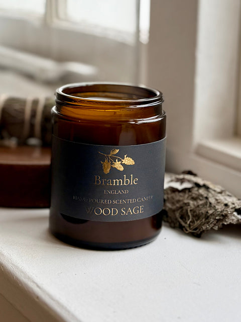 WOOD SAGE HAND POURED CANDLE