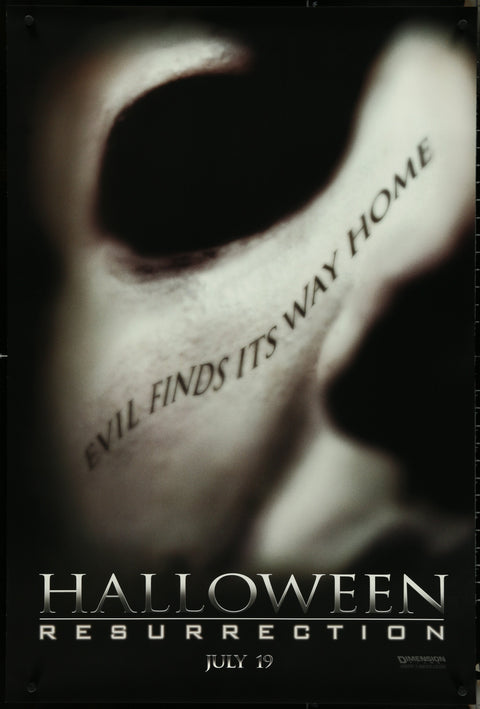 Affiche de film originale américaine (One Sheet) de Halloween Resurrection (2002)