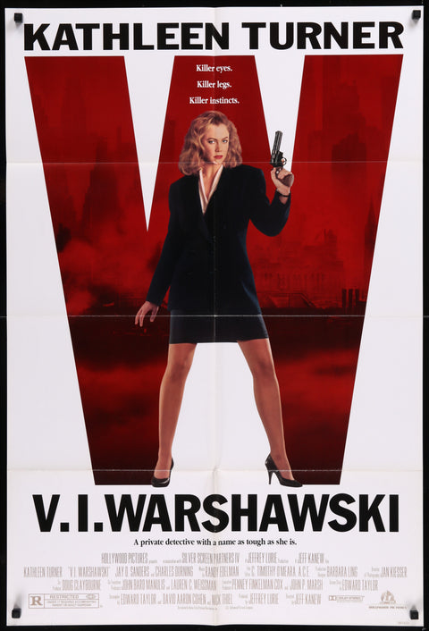 VI Warshawski (1991) Affiche de film originale américaine (One Sheet)