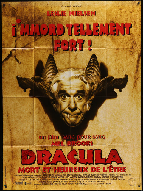 Dracula – Tot aber glücklich (1996) Originales französisches Filmplakat (einseitig)