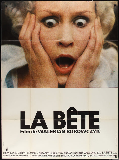 La Bete (1975) Original French One Panel Movie Poster