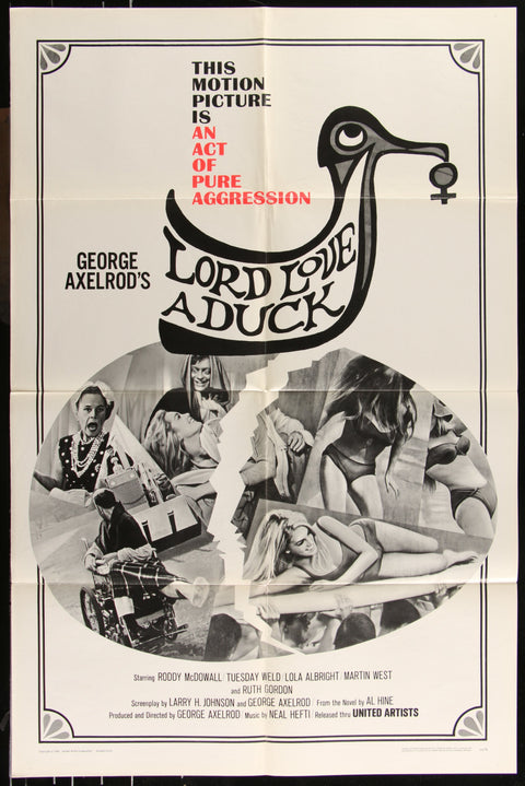 Lord Love A Duck (1966) Affiche de film originale américaine (One Sheet)