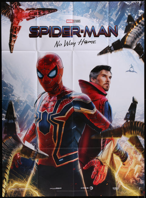 Affiche de film originale française à un panneau pour Spider-Man : No Way Home (2021)