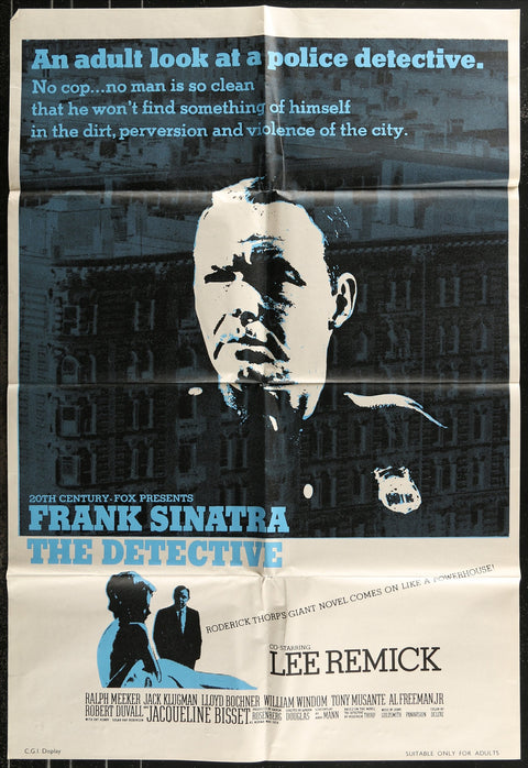 The Detective (1968) Original Australian One Sheet Movie Poster