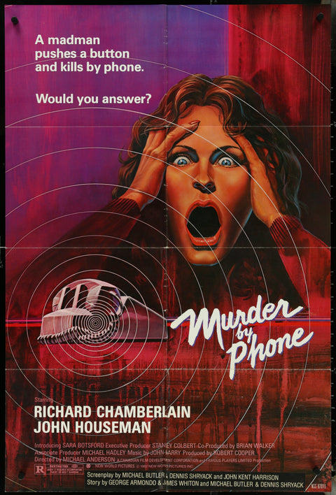 Affiche de film originale américaine (One Sheet) du film Murder By Phone (1982)