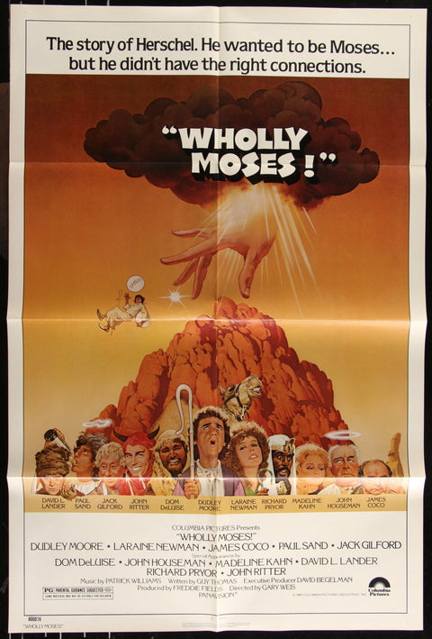 Affiche de film originale américaine (One Sheet) de Wholly Moses (1980)