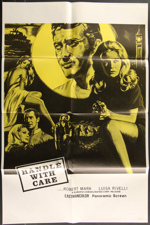 Affiche de film originale américaine (One Sheet) de Handle With Care (1967)