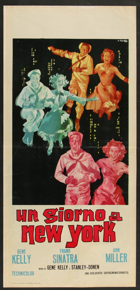 On The Town (1964 RR) Affiche de film italienne originale