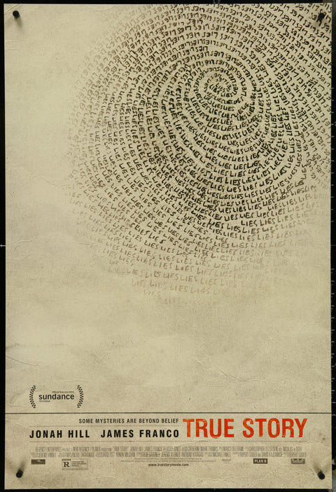 Affiche de film originale américaine (One Sheet) du film True Story (2015)