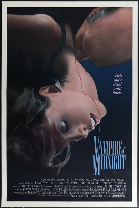 Affiche de film originale américaine (One Sheet) du film Vampire At Midnight (1987)