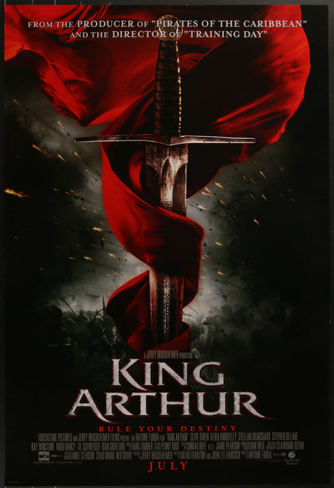 Affiche de film originale américaine (One Sheet) du film King Arthur (2004)
