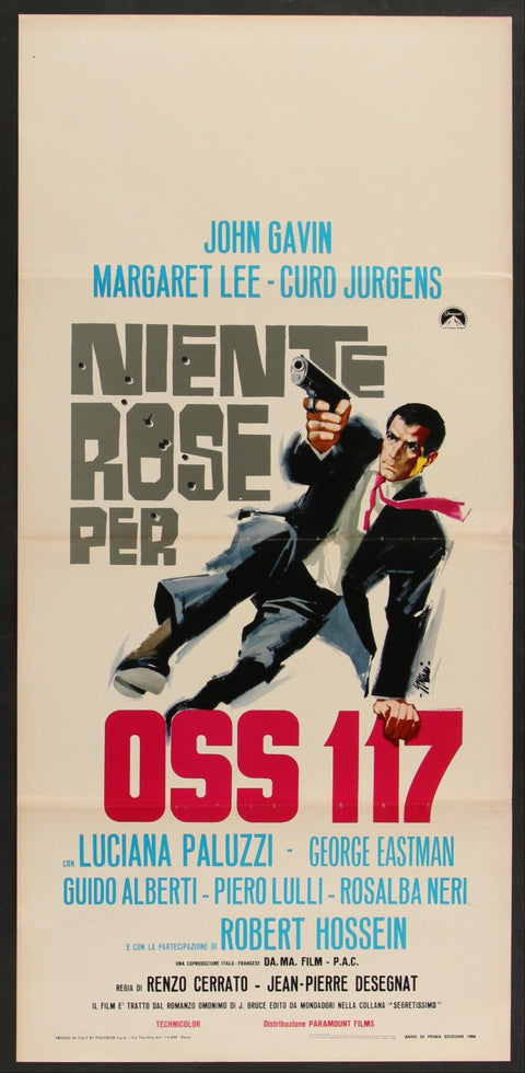 OSS 117 - Double Agent (1968) Original Italian Locandina Movie Poster