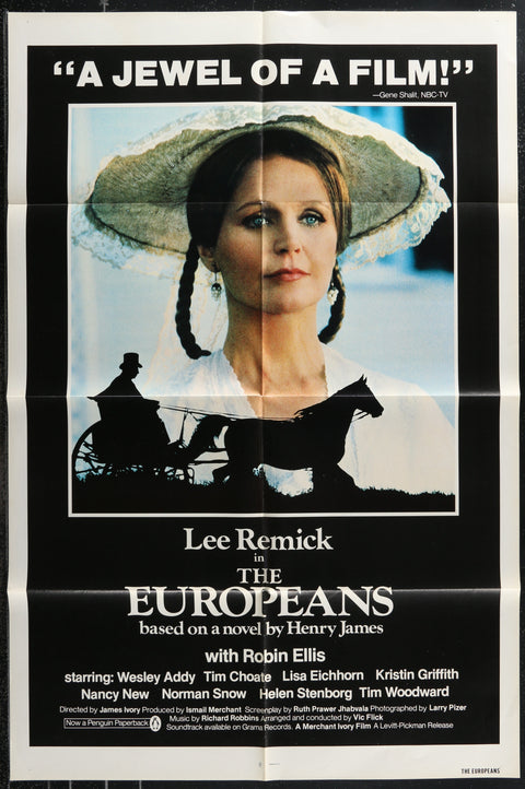 The Europeans (1979) Affiche originale américaine du film (format One Sheet)