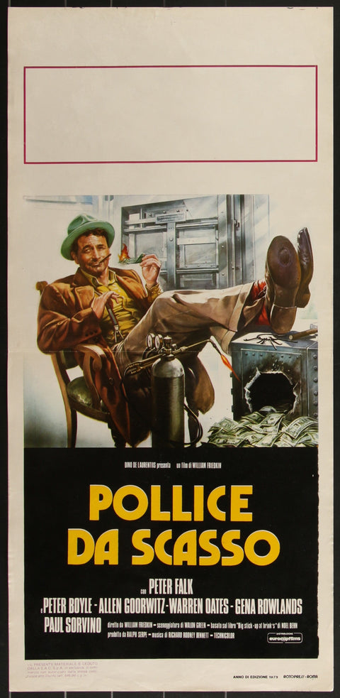 The Brink's Job (1978) Original Italian Locandina Movie Poster