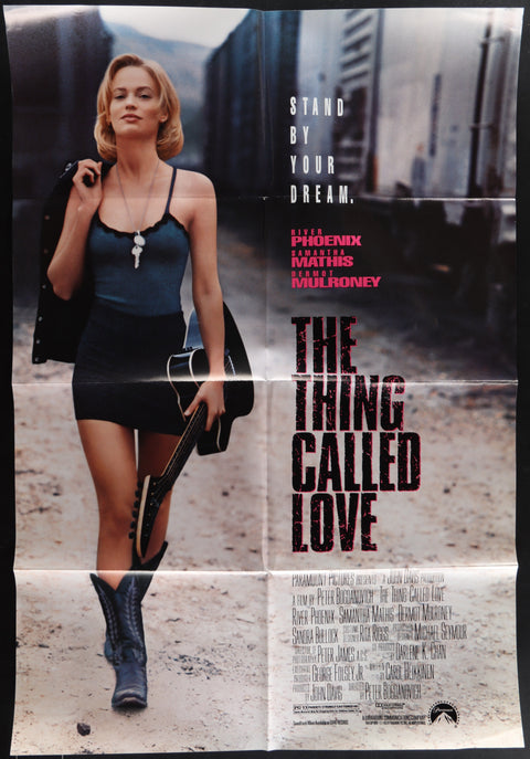 Affiche de film originale américaine (One Sheet) du film The Thing Called Love (1993)