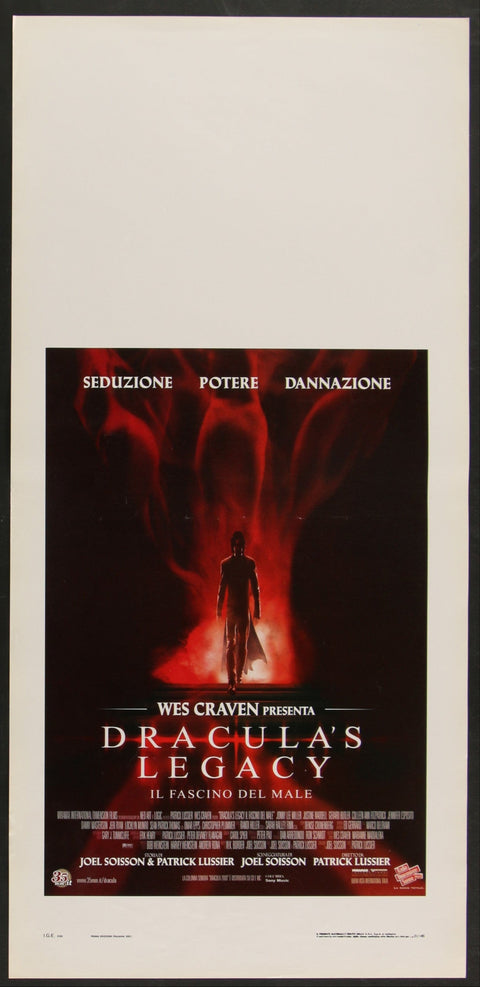 Dracula 2000 (2001) Original Italian Locandina Movie Poster