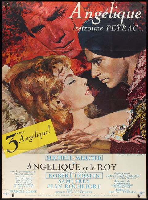 Affiche de film originale française grand format de Angelique Et Le Roy (1966)