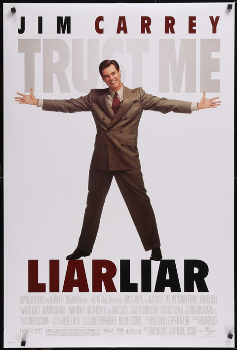 Liar Liar (1997) Original US One Sheet Movie Poster