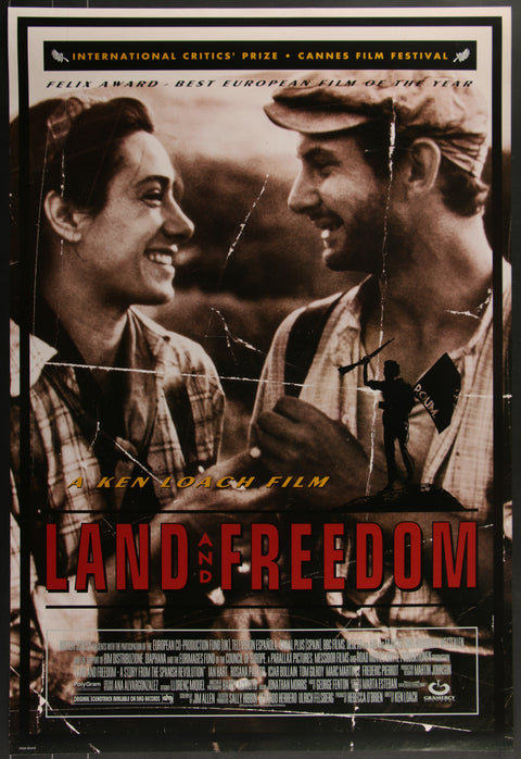 Land And Freedom (1996) Affiche de film originale américaine (One Sheet)