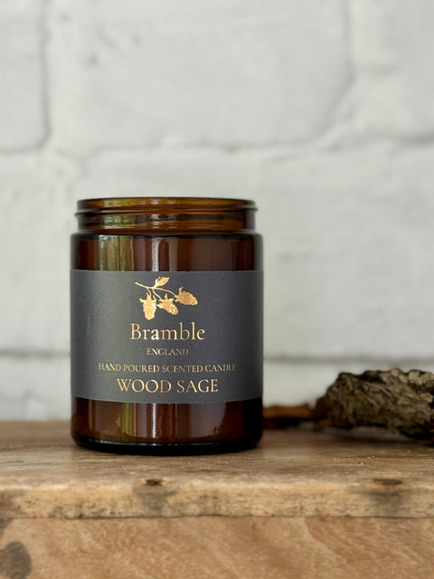 WOOD SAGE HAND POURED CANDLE