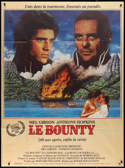 Die Bounty (1984) Original französisches Grande-Filmplakat